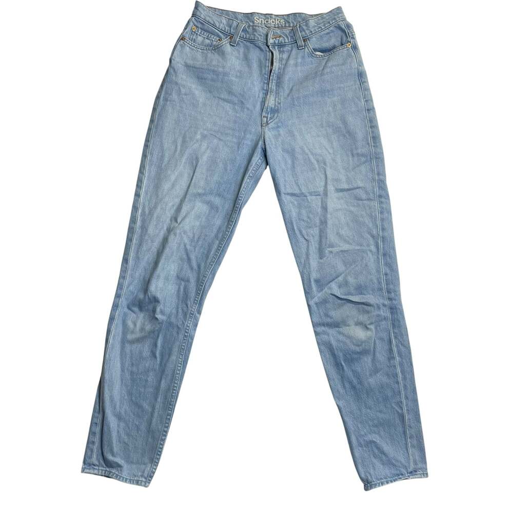 Snacks Mother Jeans Women’s 28 Light Wash High Rise Straight Leg Denim